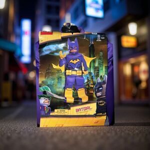 NIP Batgirl Lego Movie Prestige Child Costume Size Small 4-6